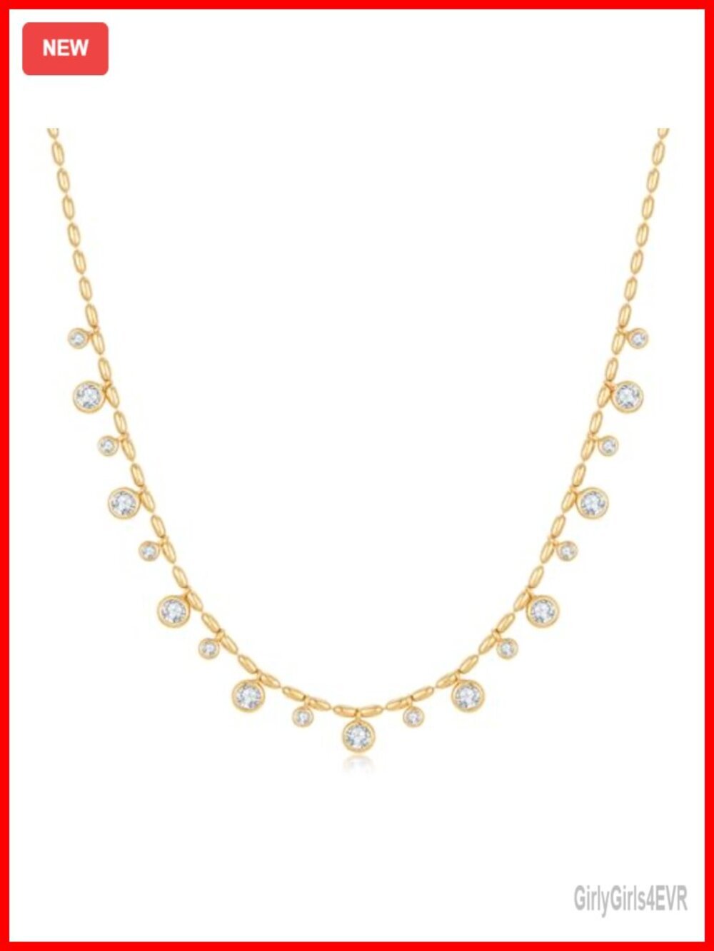 Gold Plated Evil Eye Pendant Necklace Choker for Women